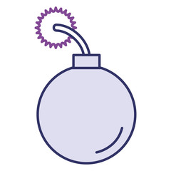 boom explosive isolated icon vector illustration design
