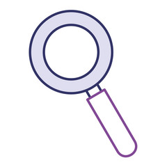 magnifying glass isolated icon vector illustration design