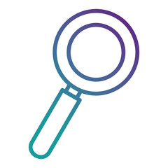 magnifying glass isolated icon vector illustration design