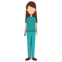 beautiful woman avatar character vector illustration design