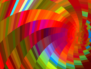 Abstract Vector Radial Rays Background 