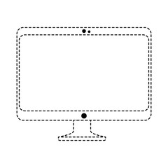 monitor computer isolated icon vector illustration design