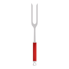 fork grill kitchen cutlery icon vector illustration design