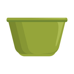 kitchen plastic bowl icon vector illustration design