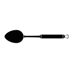 spoon kitchen cutlery icon vector illustration design