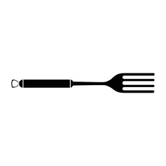 fork kitchen cutlery icon vector illustration design