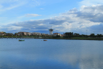 Naklejka premium Le Parc du Levant à Palavas-les-Flots, France 