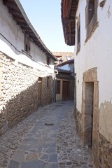 Fototapeta na wymiar Narrow, stoned street in a spanish village, Potes