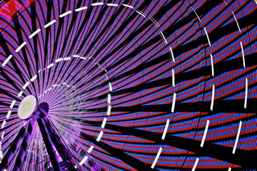 Ferris wheel at night