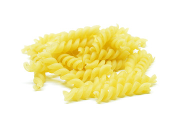 Italian twisted pasta fusilli