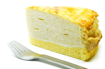 Vanilla crape cake