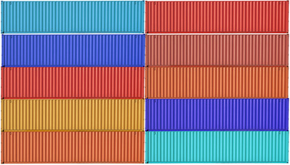 colorful of container box pattern exterior use as multipurpose background