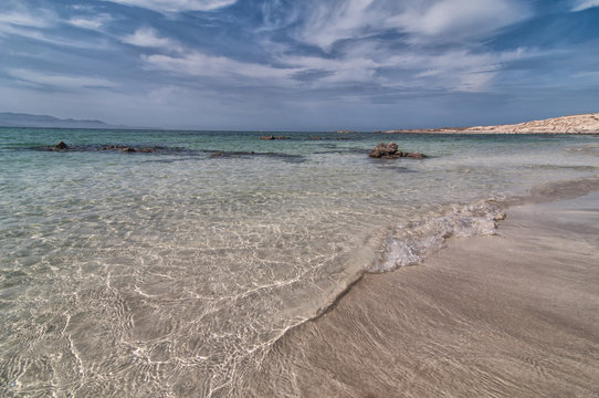 East side of el tecolote beach, la paz baja california sur. MEXICO