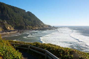 View of the Oregon Coast Line