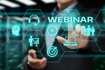 Webinar E-learning Training Business Internet Technology Concept