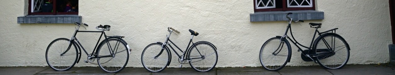 Fototapeta na wymiar Bicycles, Bunratty, Ireland