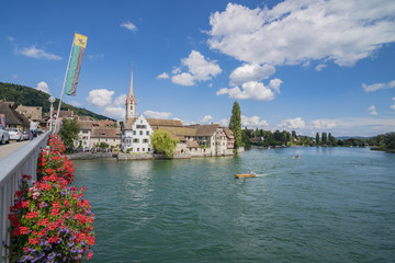 The beautiful landscape of Stein am Rhein