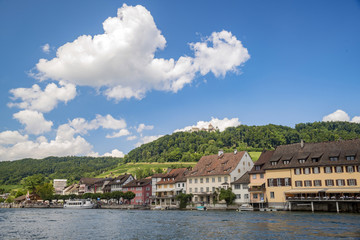 Fototapeta na wymiar The beautiful landscape of Stein am Rhein