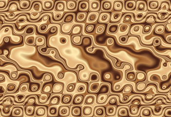 Abstract Ripple Ecru Silk Shine Background  - Fractal Art  
