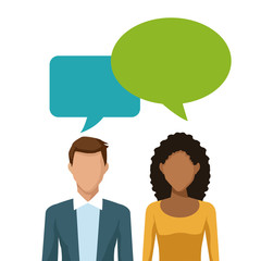 People and friends cartoon