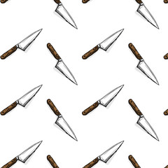 pattern knife hand drawing graphic background