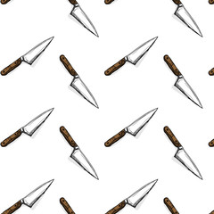 pattern knife hand drawing graphic background