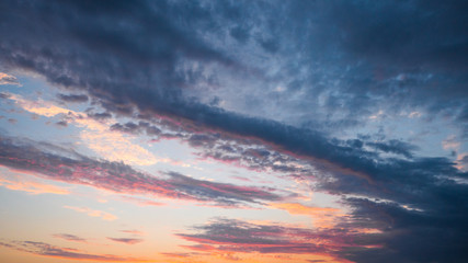 Clouds sunset