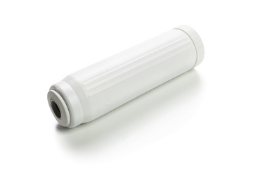 water filter cartridges isolated on white background