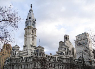 Fototapeta na wymiar Philadelphia City Hall, Philadelphia, Pennsylvania, USA, building