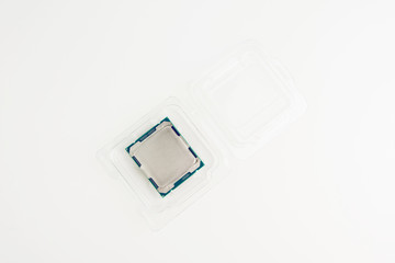 Brand New High End Computer Processor In Packaging On White