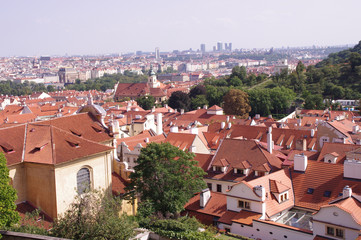 Obraz premium プラハを高台から