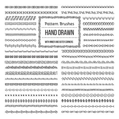 Ethnic Style Pattern Brushes Set