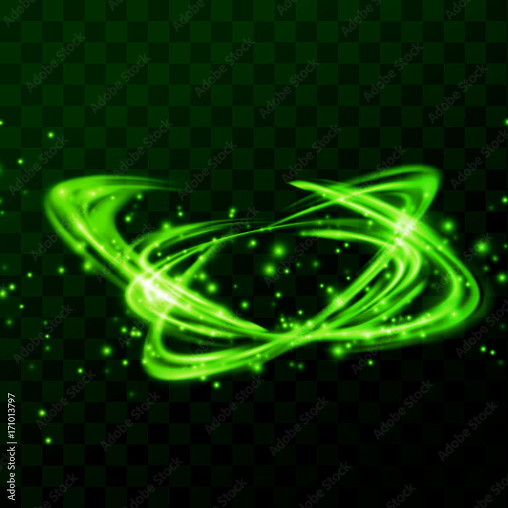 Canvas Prints transparent tornado speed dynamic air swoosh. bright motion shiny futuristic neon light swirl