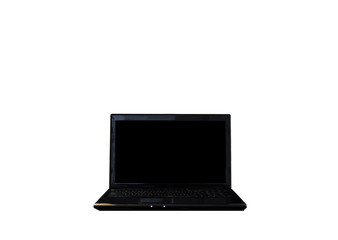 Computer laptop, isolated on white background. Clipping path included