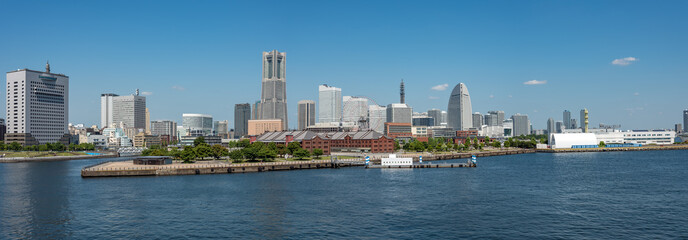 日本・横浜の風景　大パノラマ