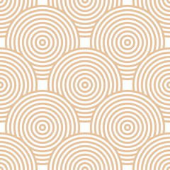 Fototapeta na wymiar Geometric brown and white seamless pattern for fabrics
