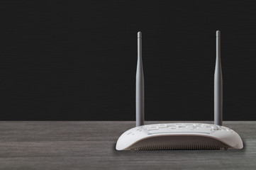 weißer wlan router