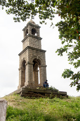 Fototapeta na wymiar tower of dutch fort in Negobo Sri lanka