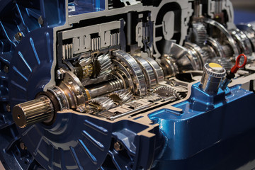 Automatic transmission in section