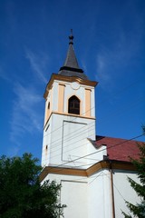 Fototapeta na wymiar Protestant church, Toszeg, Hungary