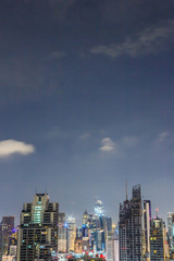 Fototapeta premium Night view of capital city buildings