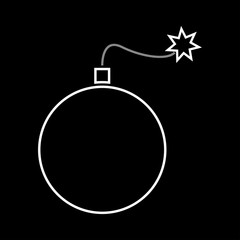 Bomb it is icon .