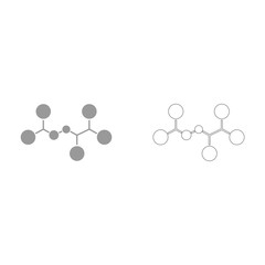 Molecule it is icon .