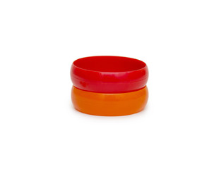 bracelets isolated on the white background