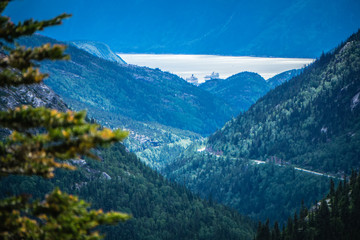 white pass mountains in british columbia
