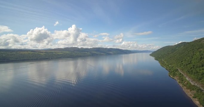 Aerial, The Mighty Loch Ness, Scotland - Native Version