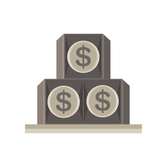 eye pyramid dollar seeing all illuminati vector symbol icon isolated