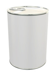Tin Can Packaging Mockup   for Design Project - Mock Up 3D illustration Isolate on White Background
