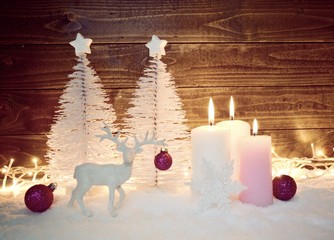 Grußkarte - Weihnachtsstimmung - Winterlandschaft
