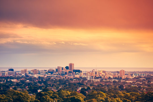 Adelaide City Skyline